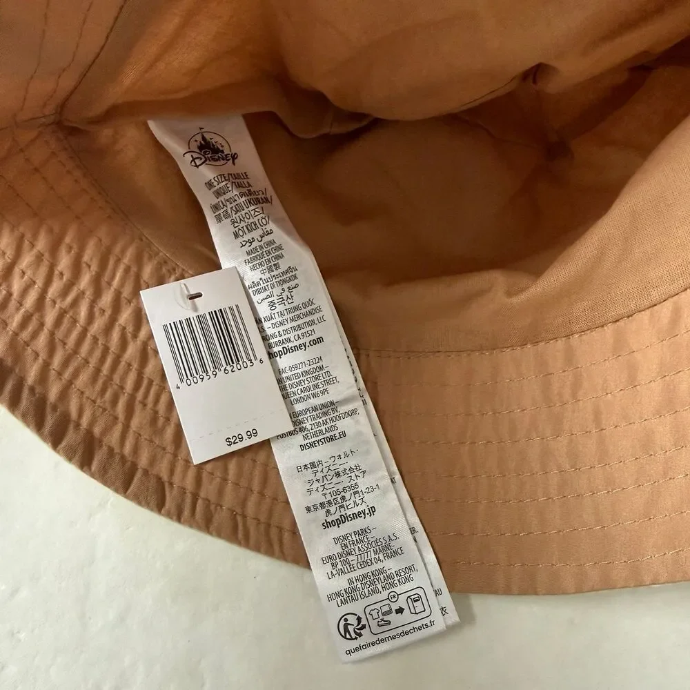 Walt Disney Parks Wish Tan Bucket Hat Dream Adult New